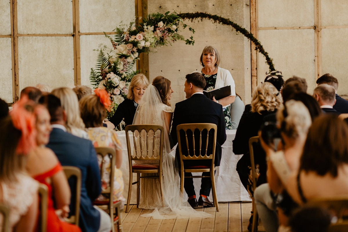 34 Jenny Packham glamour for a country house wedding at Grittleton House. Photography by Benjamin Stuart Wheeler