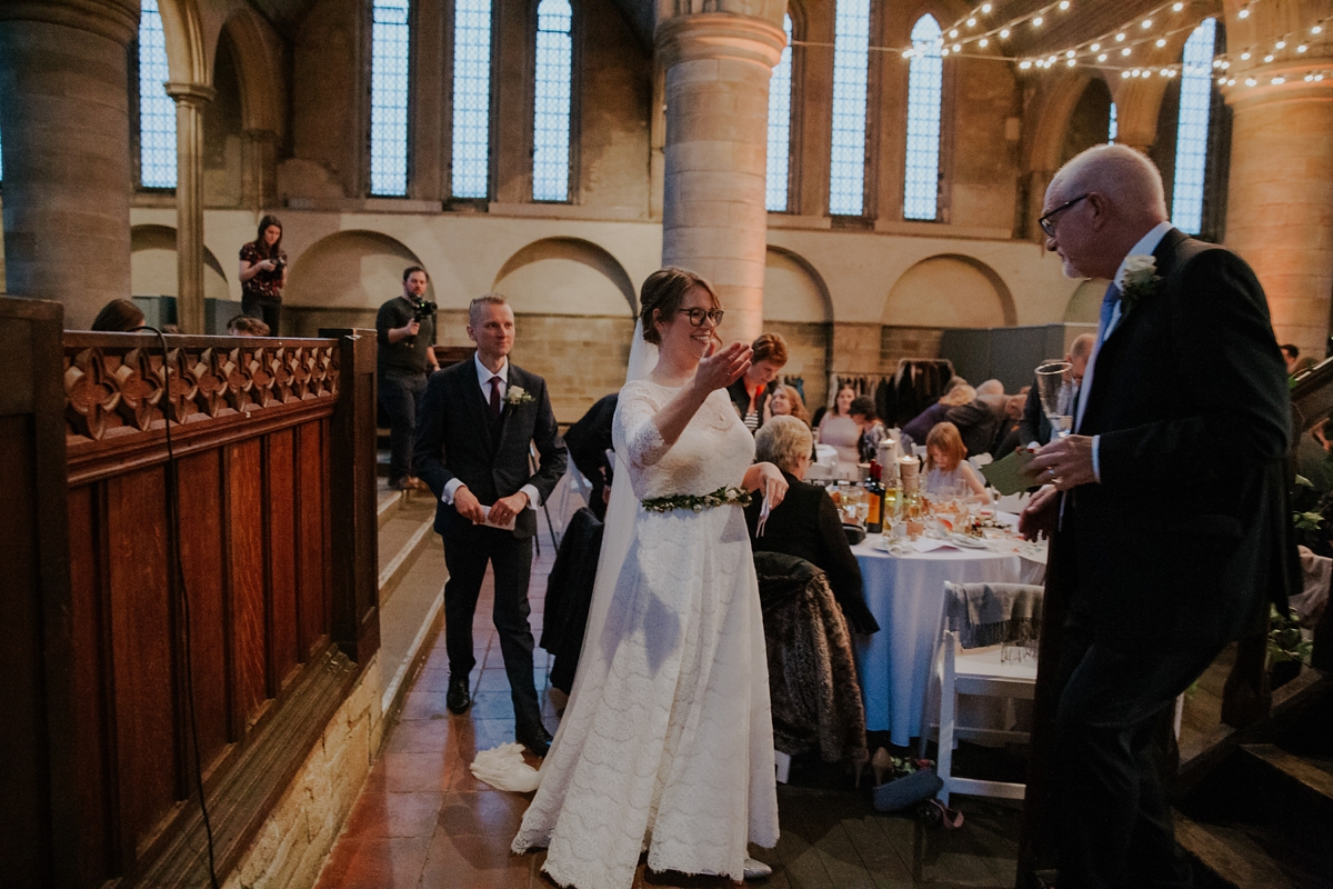 36 A Kate Beaumont dress for a modern Northern City Wedding in Leeds. Images by Jamie Sia