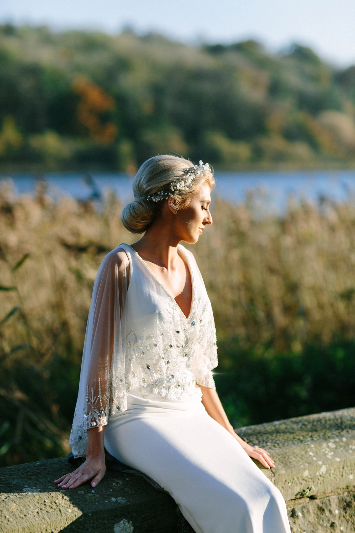 38 A Badgley Mischka Dress for a Timeless Irish Castle wedding