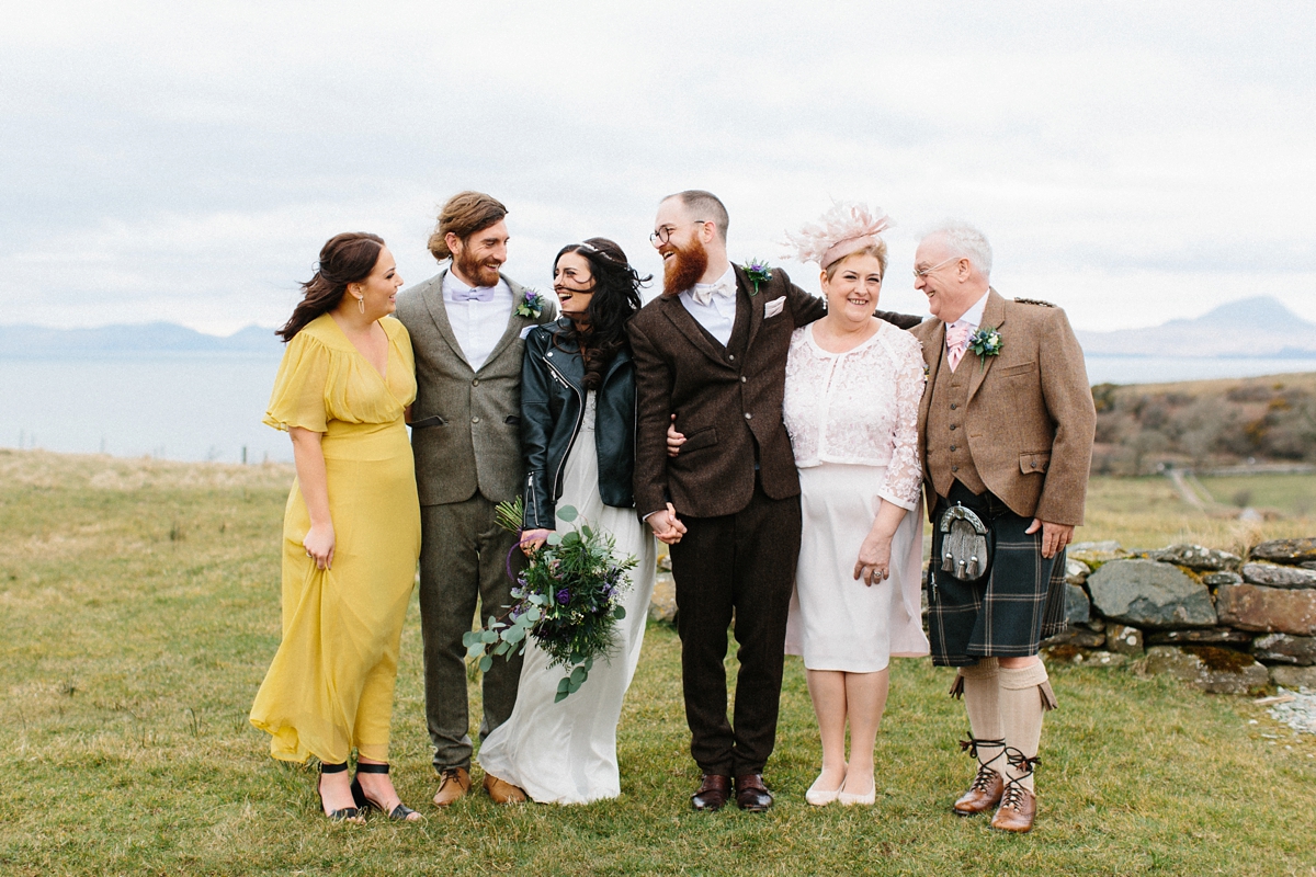 40 An Anna Campbell gown for a windswept wedding at Crear in Scotland