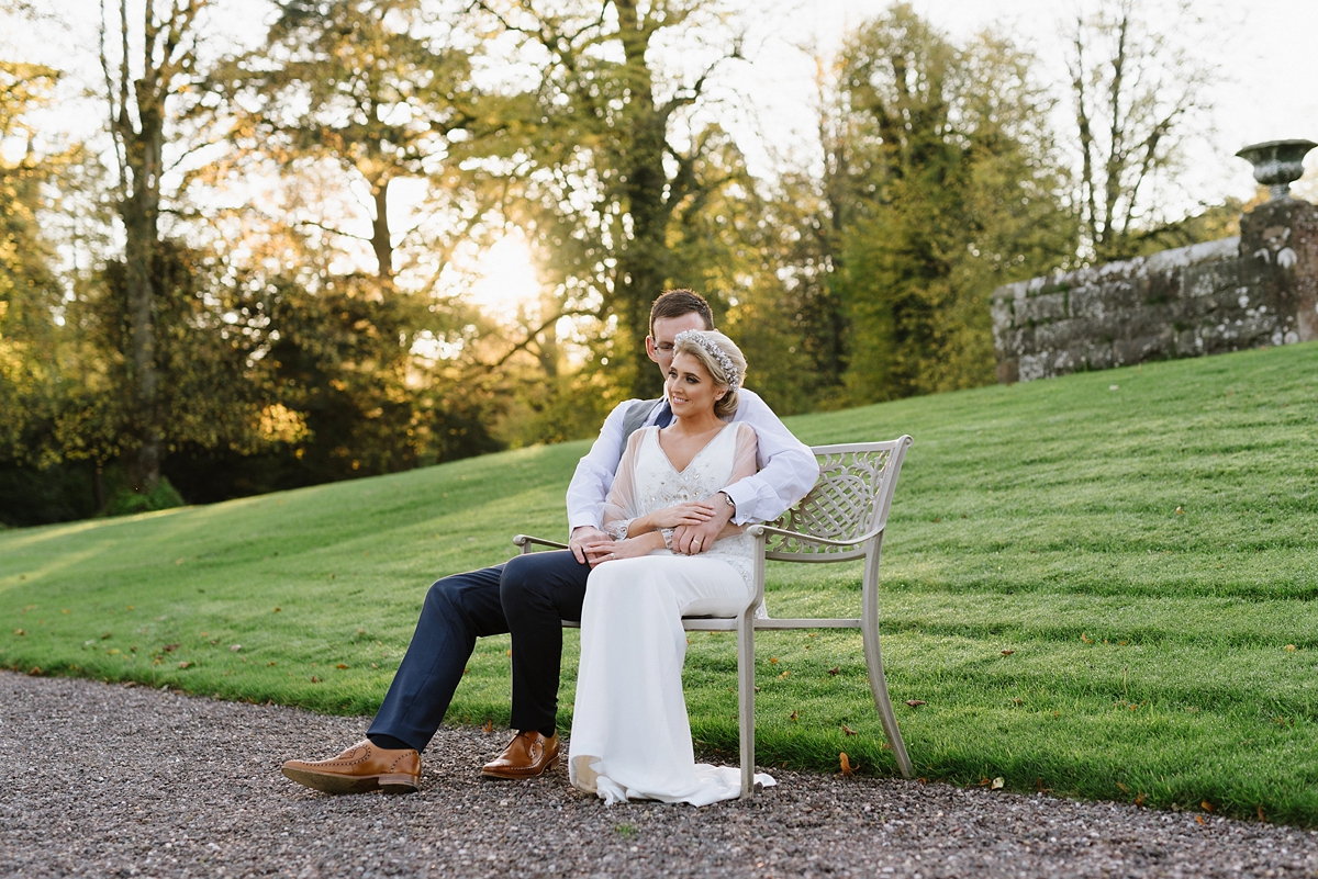 42 A Badgley Mischka Dress for a Timeless Irish Castle wedding