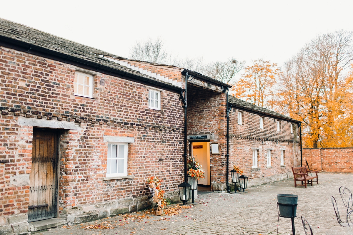 48 A Charlie Brear bride and her rustic Autumn Barn wedding in Southport