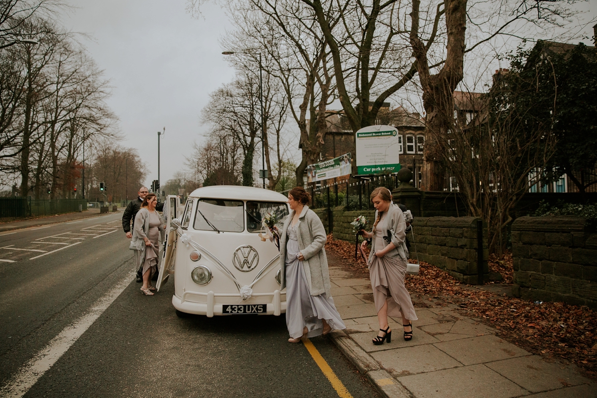 5 A Kate Beaumont dress for a modern Northern City Wedding in Leeds. Images by Jamie Sia