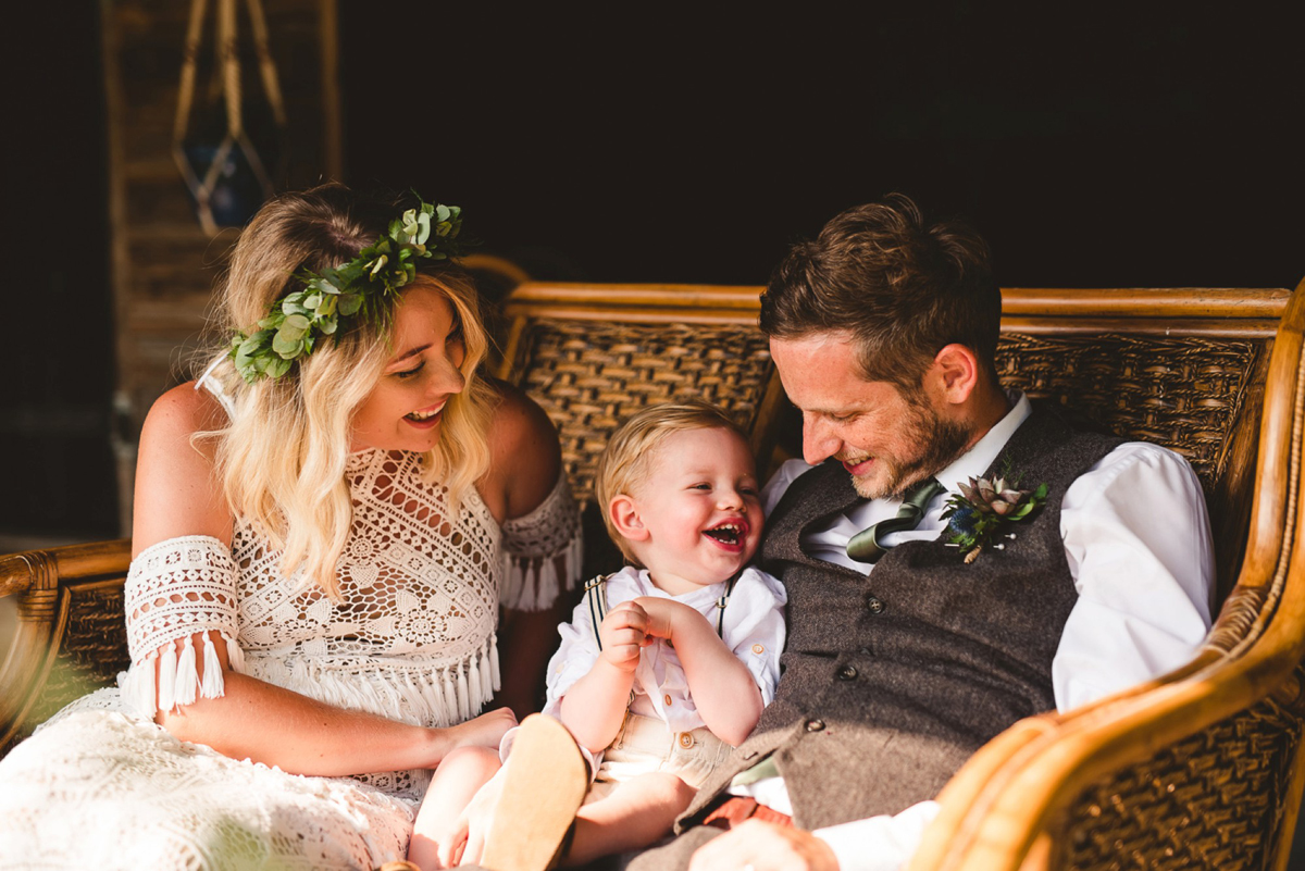 51 A Rue de Seine crochet dress for a bohemian wedding in Norfolk. Images by Gina Manning