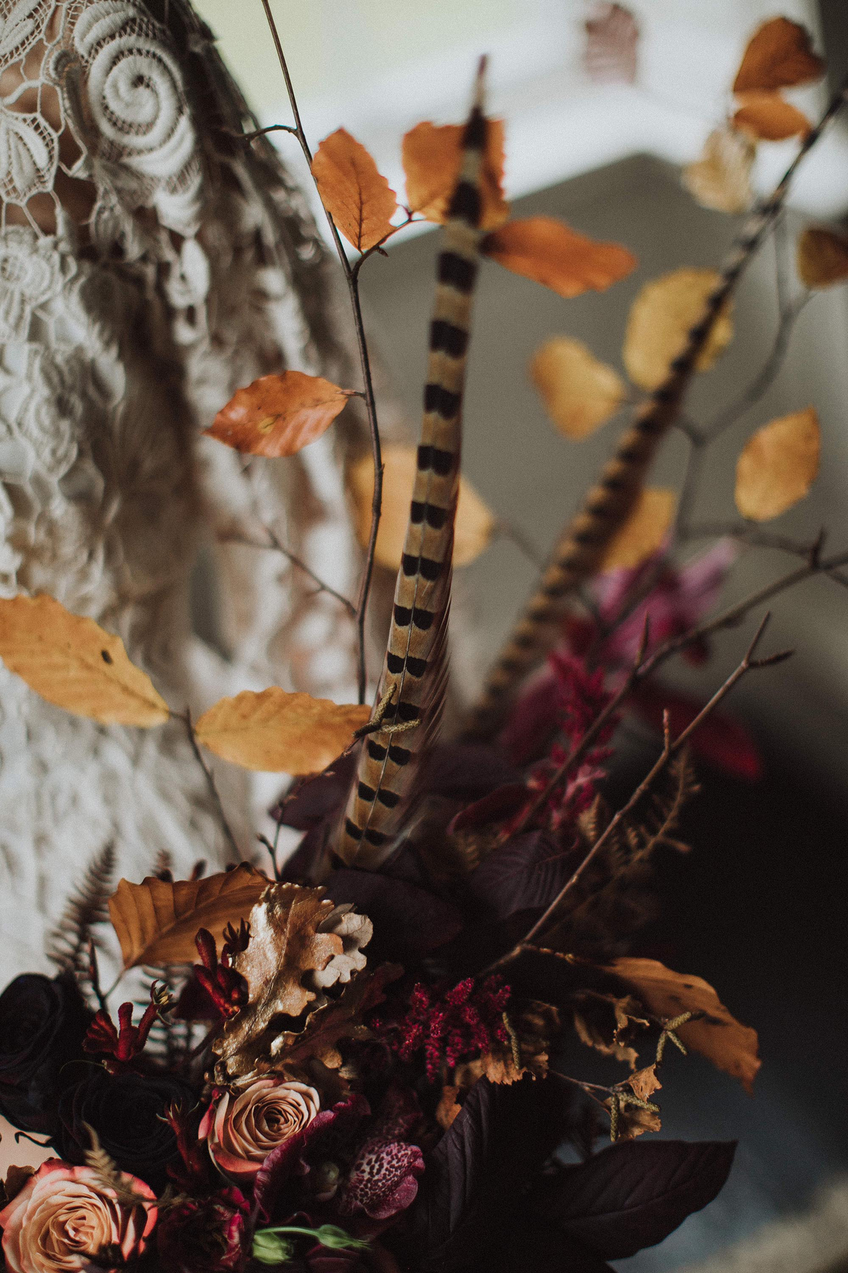 58 Serene and enchanting Autumnal bridal fairytale