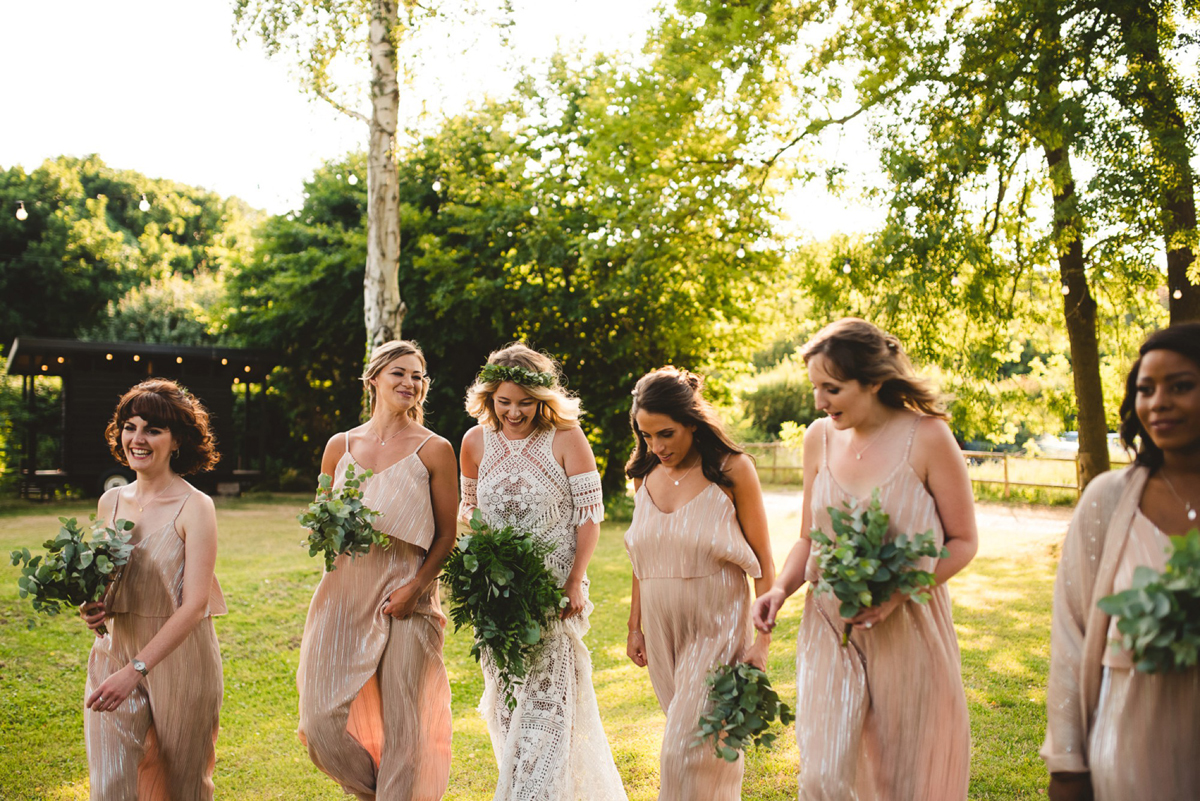 59 A Rue de Seine crochet dress for a bohemian wedding in Norfolk. Images by Gina Manning