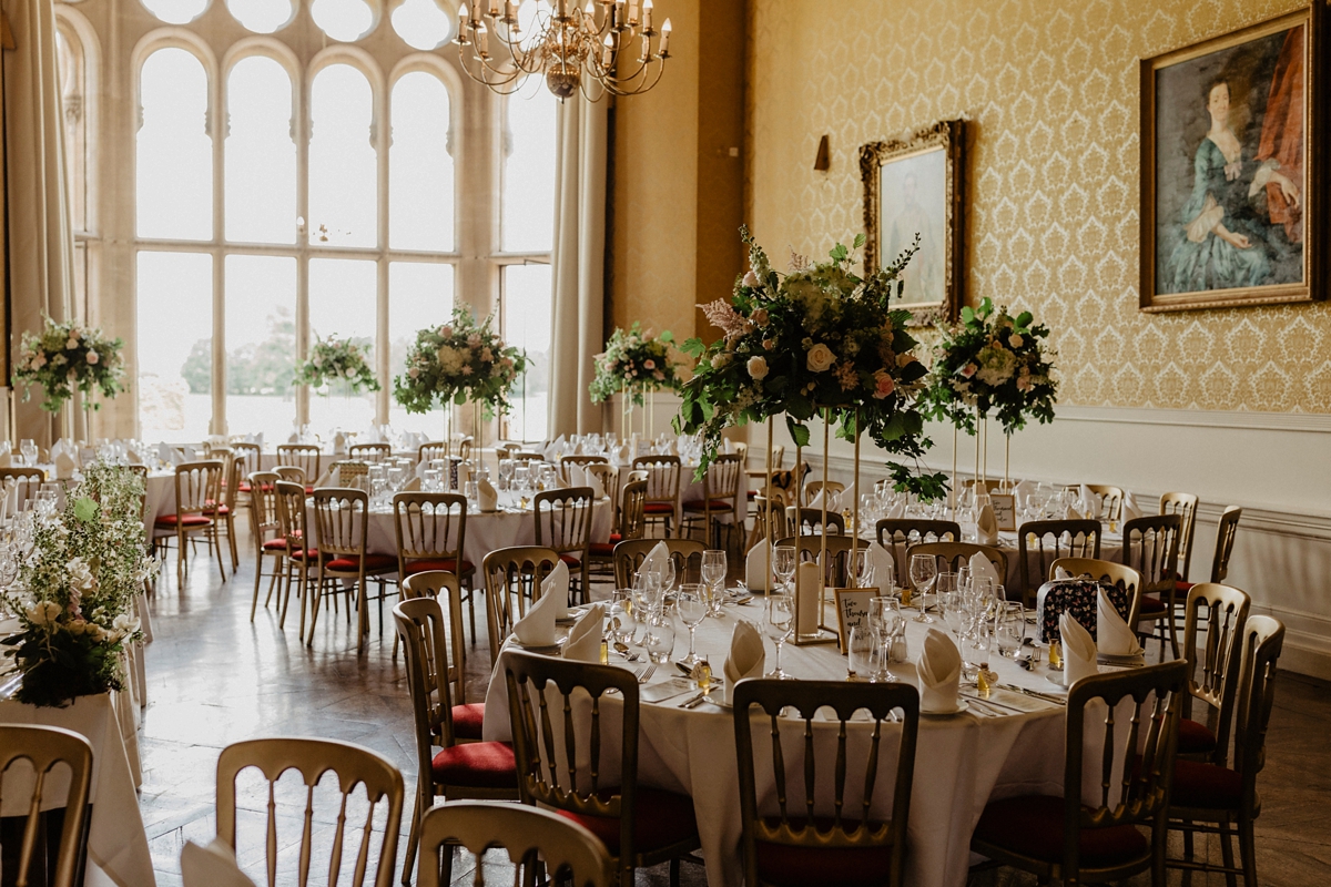 61 Jenny Packham glamour for a country house wedding at Grittleton House. Photography by Benjamin Stuart Wheeler