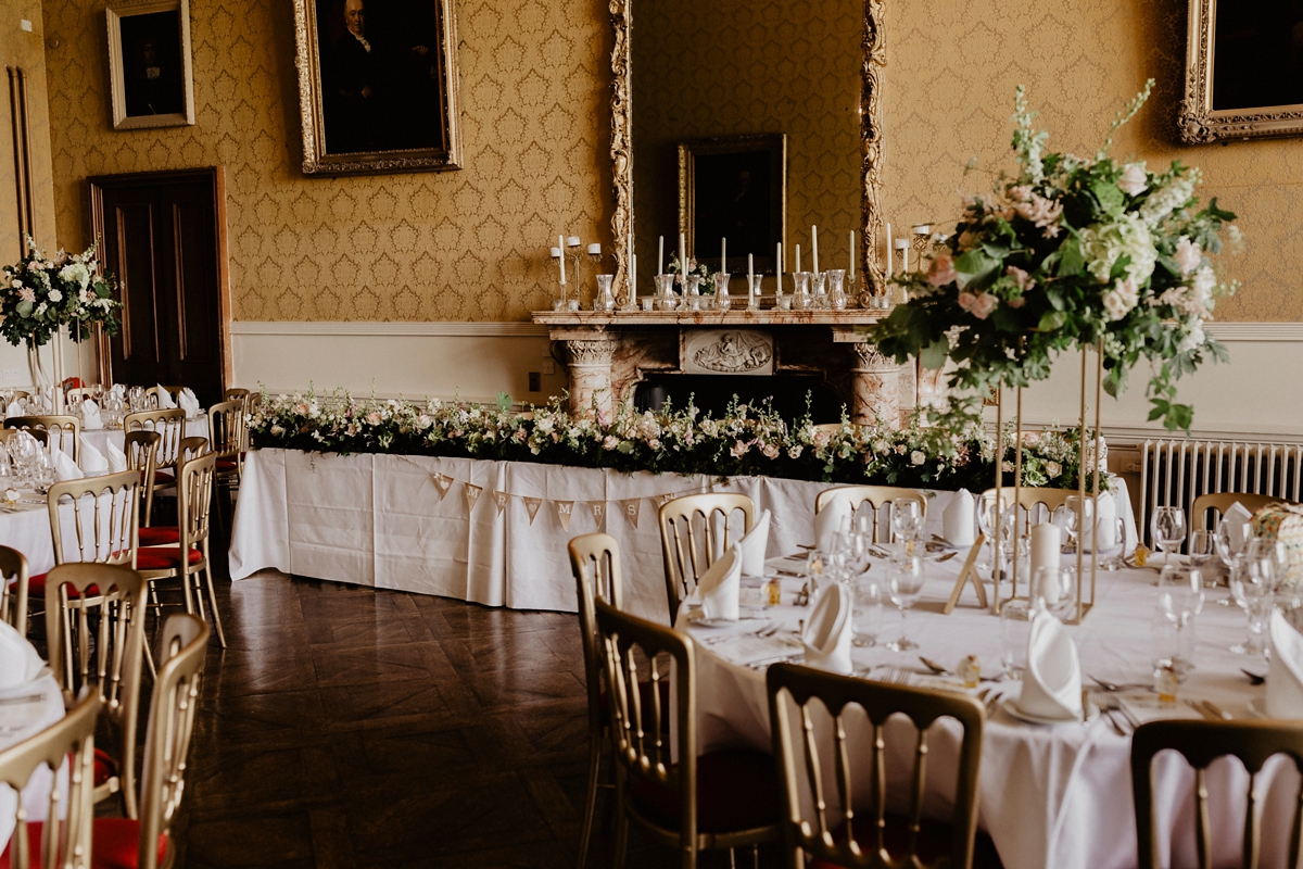 62 Jenny Packham glamour for a country house wedding at Grittleton House. Photography by Benjamin Stuart Wheeler