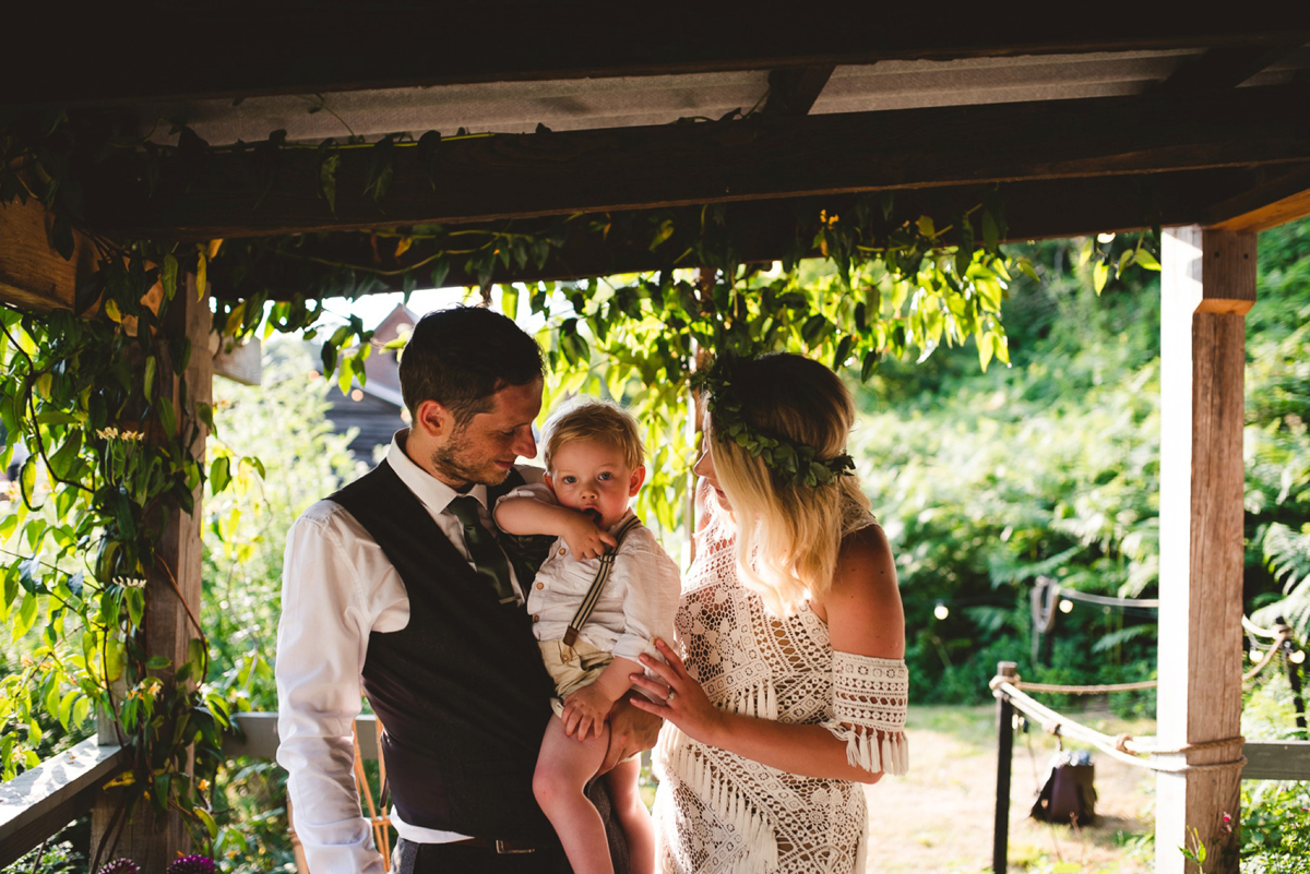 66 A Rue de Seine crochet dress for a bohemian wedding in Norfolk. Images by Gina Manning