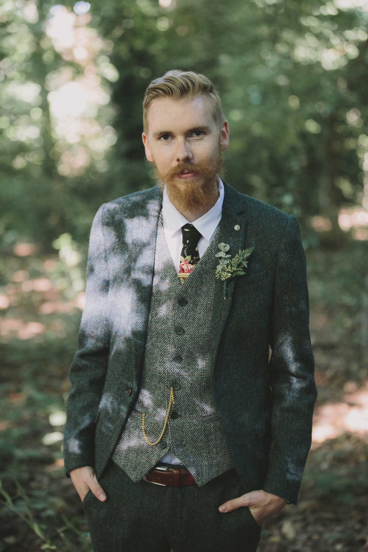 71 Groom with a handlebar moustache in an ASOS suit images by McKinley Rodgers