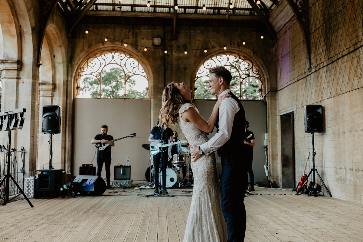 71 Jenny Packham glamour for a country house wedding at Grittleton House. Photography by Benjamin Stuart Wheeler