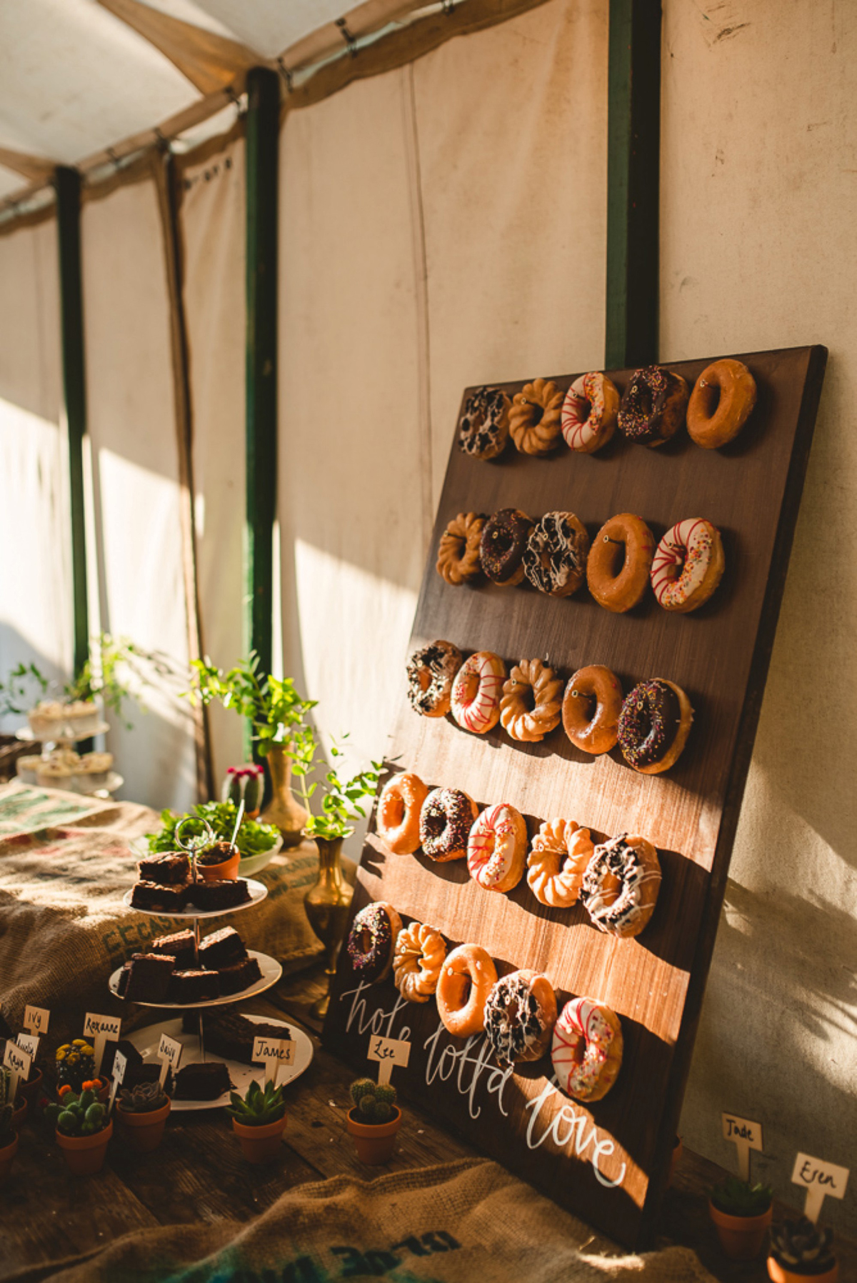 76 Doughnut Wall. Images by Gina Manning