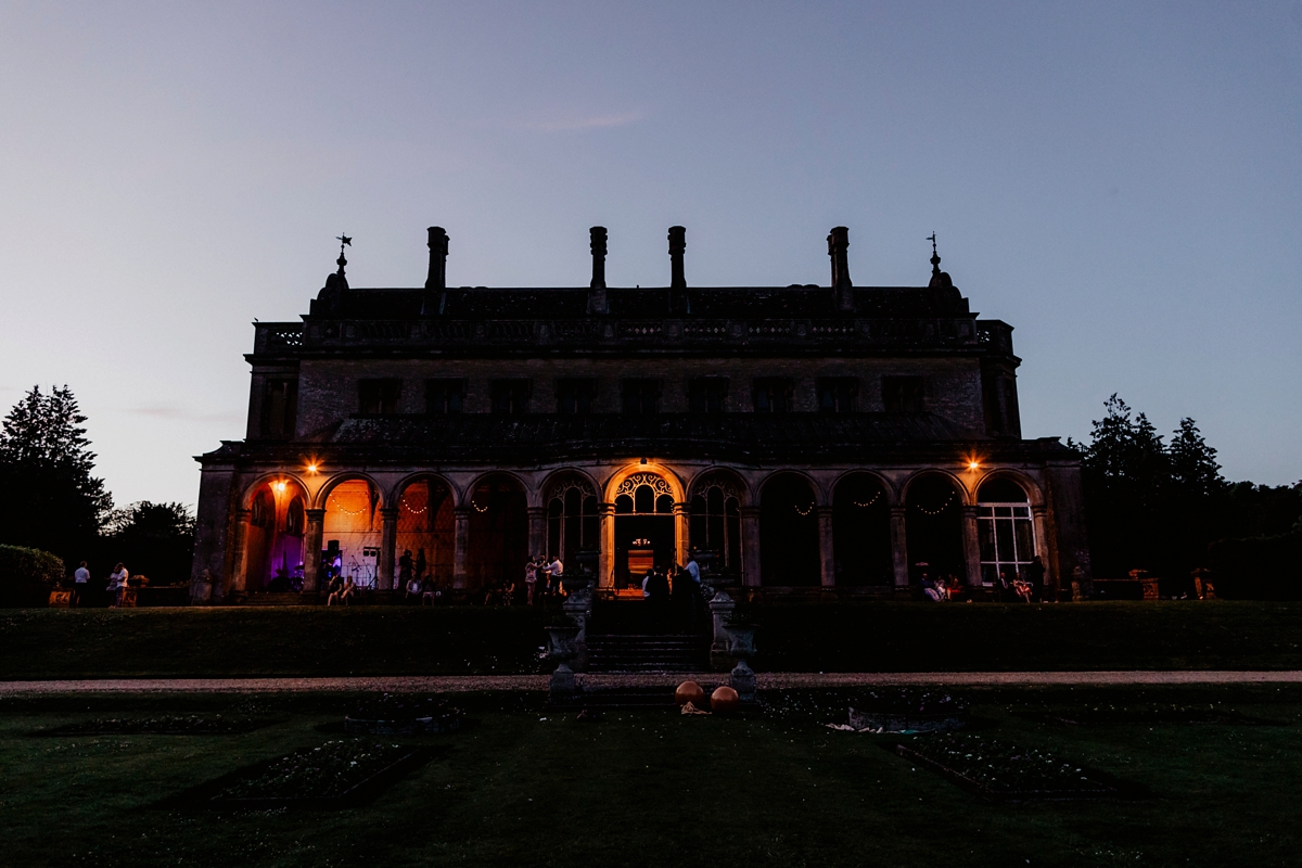 76 Jenny Packham glamour for a country house wedding at Grittleton House. Photography by Benjamin Stuart Wheeler