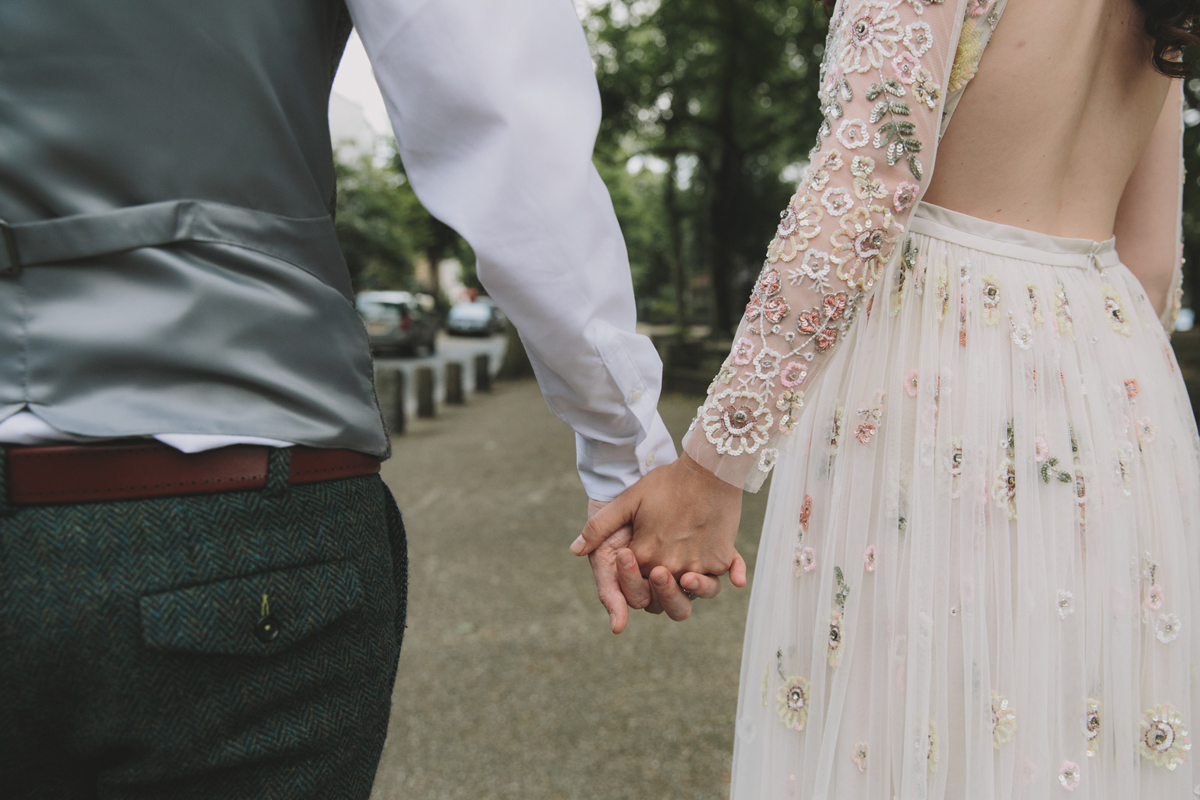 81 Backless Needle Thread wedding dress images by McKinley Rodgers