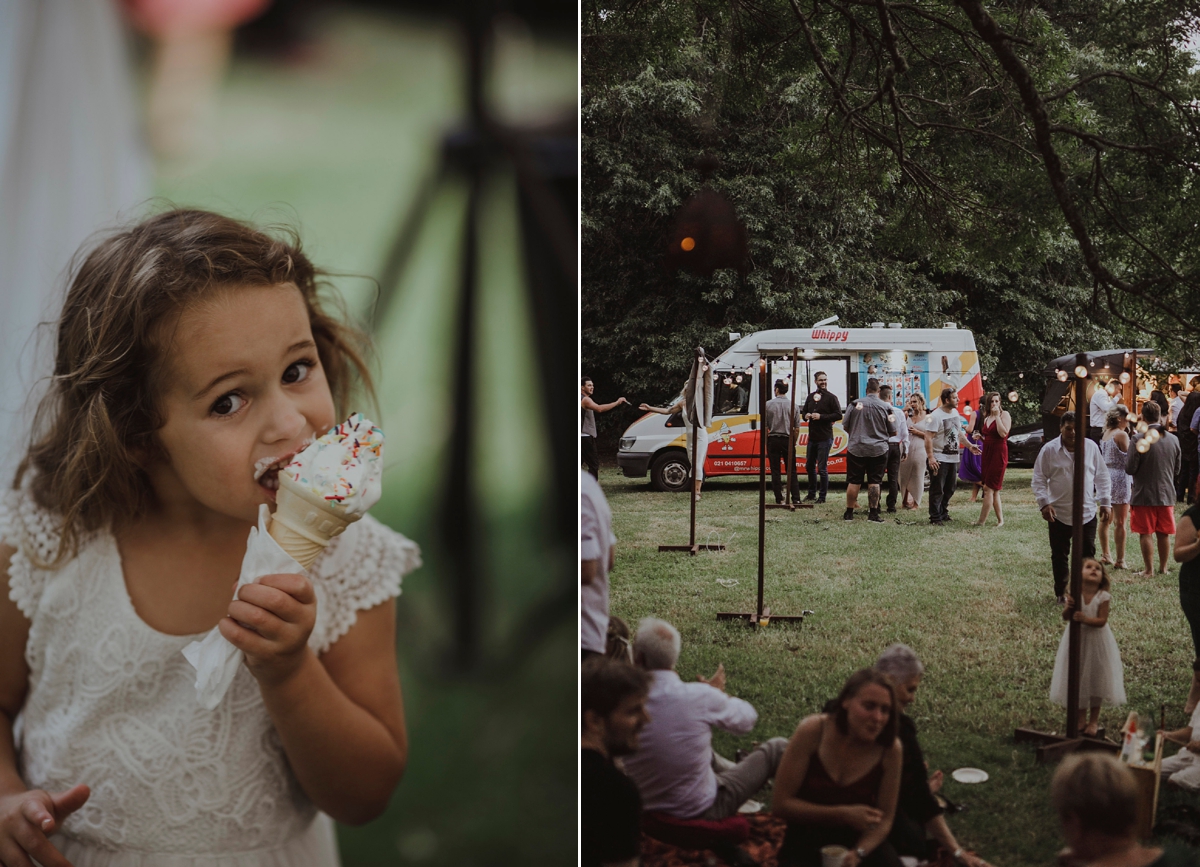 A low key New Zealand wedding with a bohemian vintage vibe