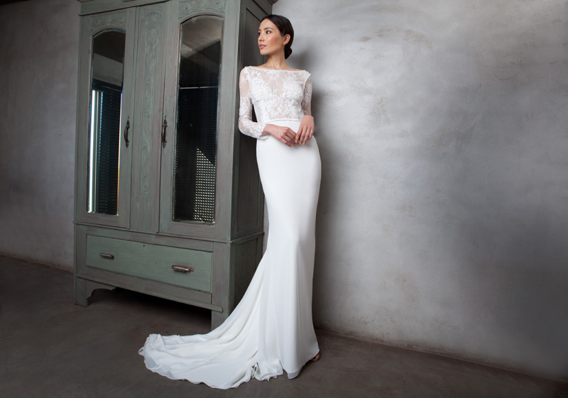 AG MG 8756 Hanli front 3 1 - Introducing Anna Georgina By Kobus Dippenaar - Sensual + Cosmopolitan Modern Wedding Dresses AG MG 8756 Hanli front 3 1
