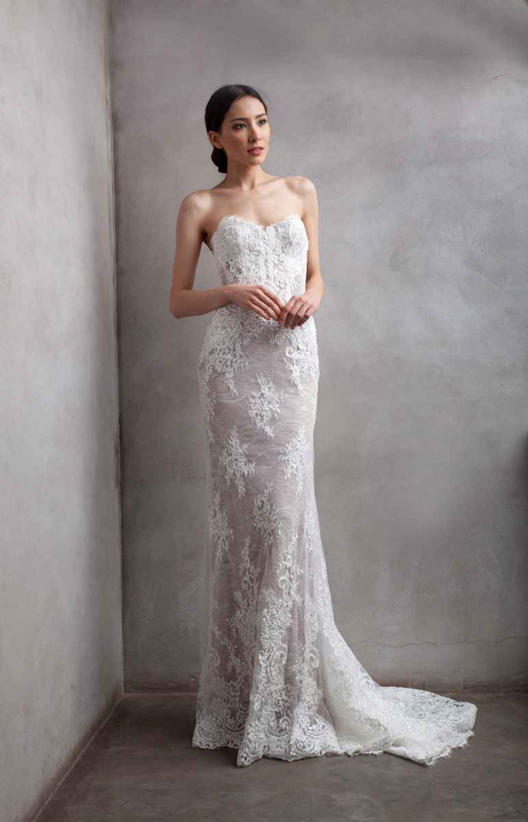 AG MG 8853 Patricia front 1 - Introducing Anna Georgina By Kobus Dippenaar - Sensual + Cosmopolitan Modern Wedding Dresses AG MG 8853 Patricia front 1