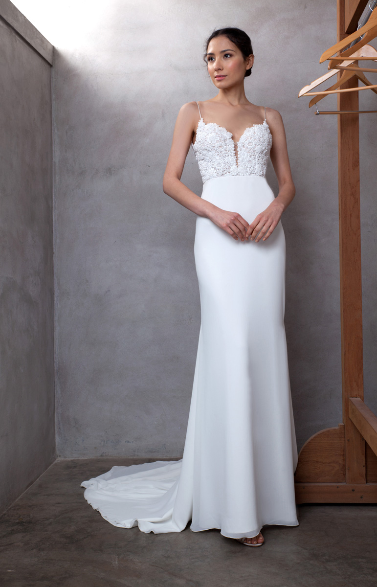 AG MG 9138 Lani front 3 1 - Introducing Anna Georgina By Kobus Dippenaar - Sensual + Cosmopolitan Modern Wedding Dresses AG MG 9138 Lani front 3 1