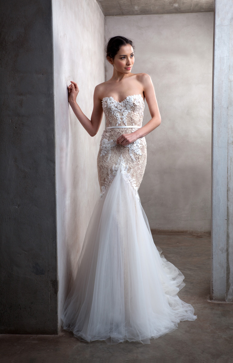AG MG 9200 Paulina front 1 1 - Introducing Anna Georgina By Kobus Dippenaar - Sensual + Cosmopolitan Modern Wedding Dresses AG MG 9200 Paulina front 1 1