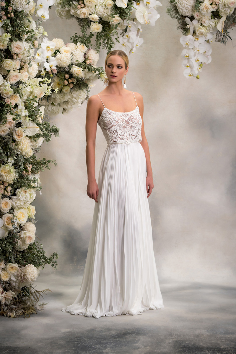 Anna Georgina 2018 13 Eva top Nicole skirt 1 - Introducing Anna Georgina By Kobus Dippenaar - Sensual + Cosmopolitan Modern Wedding Dresses Anna Georgina 2018 13 Eva top Nicole skirt 1
