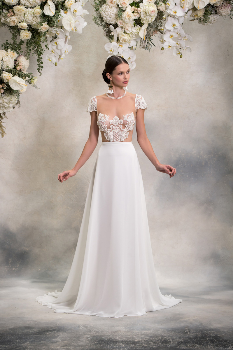 Anna Georgina 2018 14 Paige top Luna skirt 1 - Introducing Anna Georgina By Kobus Dippenaar - Sensual + Cosmopolitan Modern Wedding Dresses Anna Georgina 2018 14 Paige top Luna skirt 1