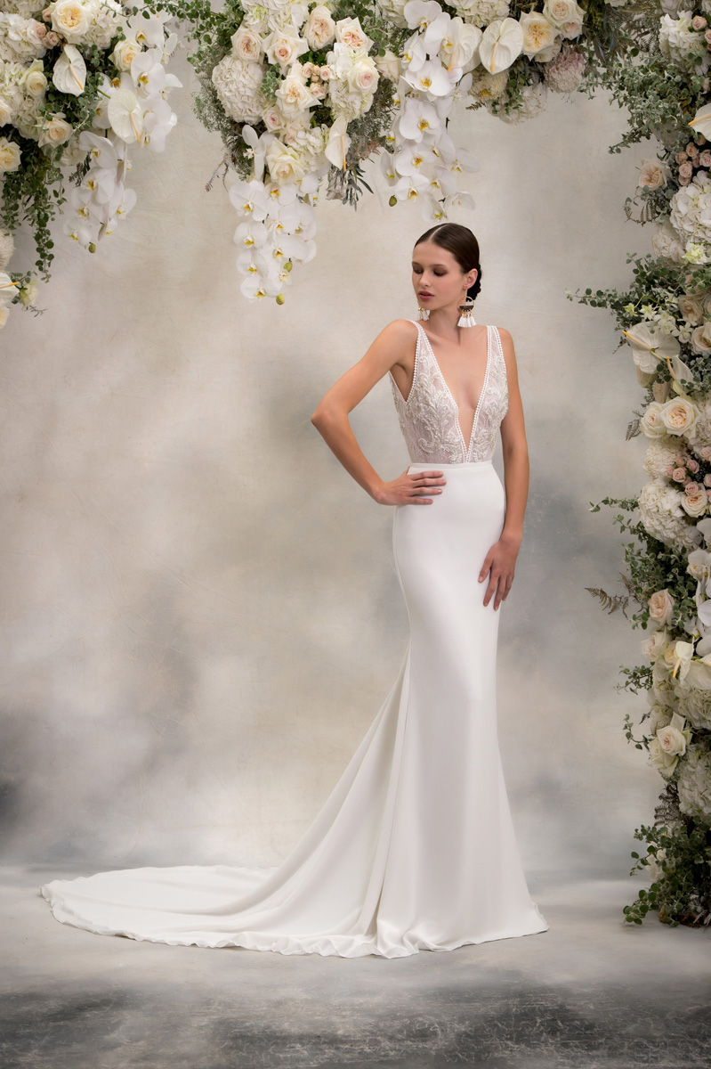 Anna Georgina 2018 2 Maria top Lani skirt 1 - Introducing Anna Georgina By Kobus Dippenaar - Sensual + Cosmopolitan Modern Wedding Dresses Anna Georgina 2018 2 Maria top Lani skirt 1