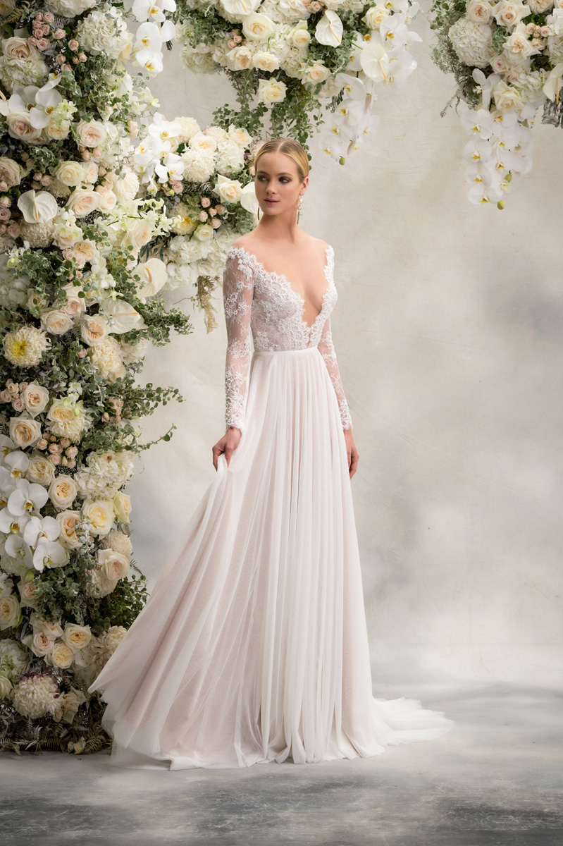 Anna Georgina 2018 6 Reeva top Delphine skirt 1 - Introducing Anna Georgina By Kobus Dippenaar - Sensual + Cosmopolitan Modern Wedding Dresses Anna Georgina 2018 6 Reeva top Delphine skirt 1