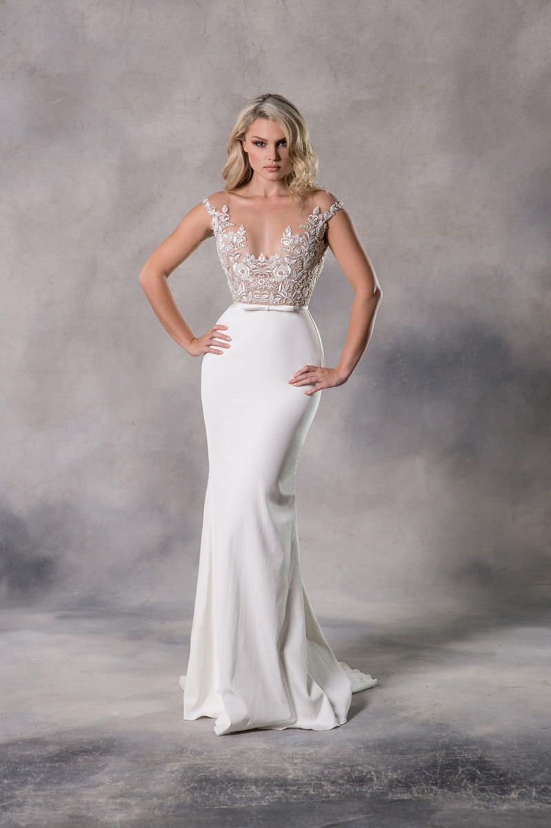 Anna Georgina Couture Anna front 1 - Introducing Anna Georgina By Kobus Dippenaar - Sensual + Cosmopolitan Modern Wedding Dresses Anna Georgina Couture Anna front 1