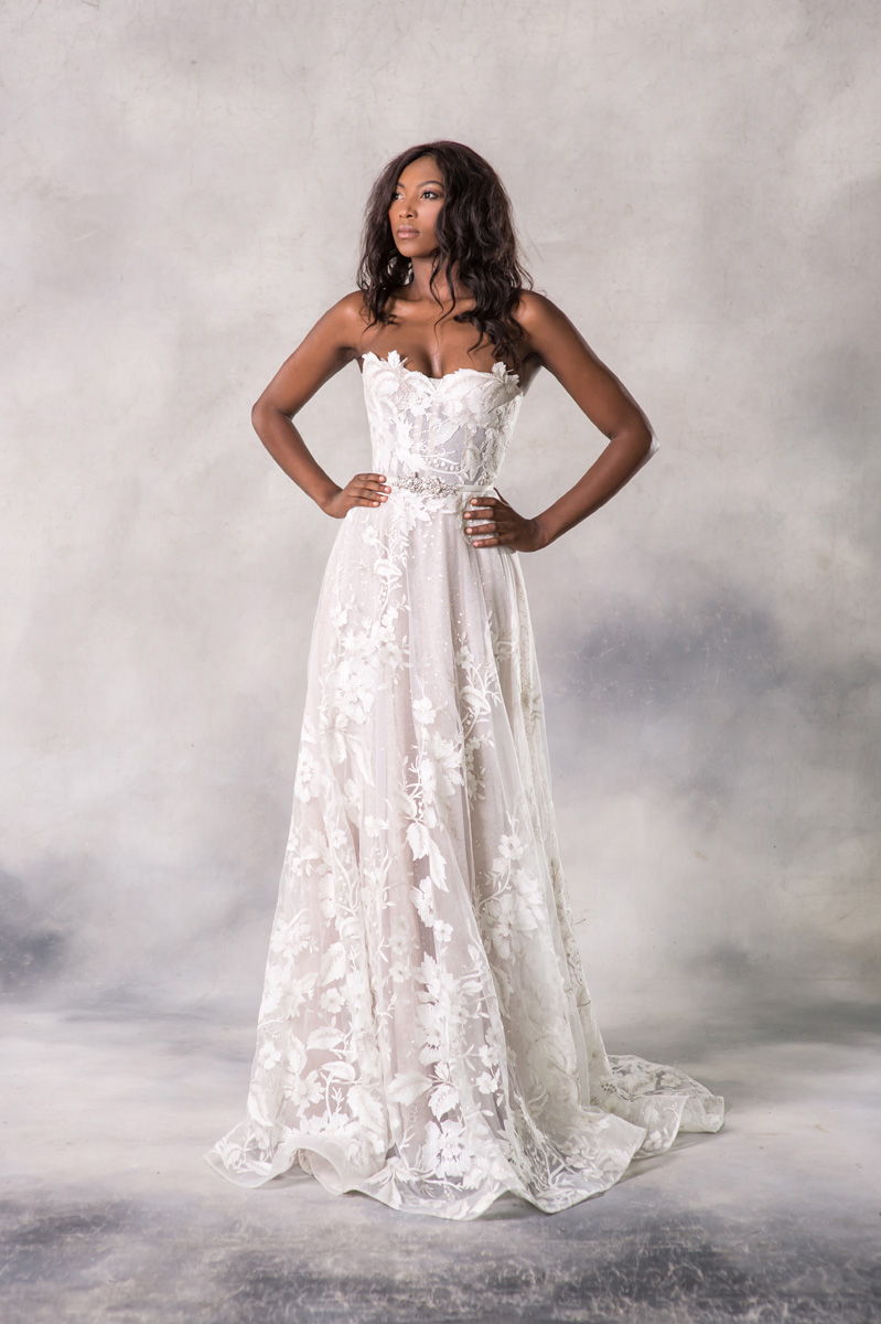 Anna Georgina Anina front 1 - Introducing Anna Georgina By Kobus Dippenaar - Sensual + Cosmopolitan Modern Wedding Dresses Anna Georgina Anina front 1