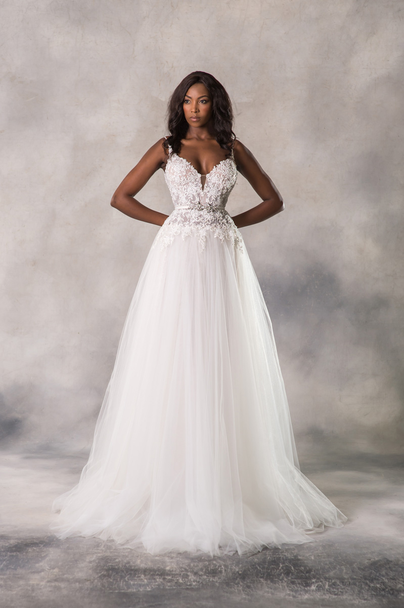 Anna Georgina Holly front 1 - Introducing Anna Georgina By Kobus Dippenaar - Sensual + Cosmopolitan Modern Wedding Dresses Anna Georgina Holly front 1