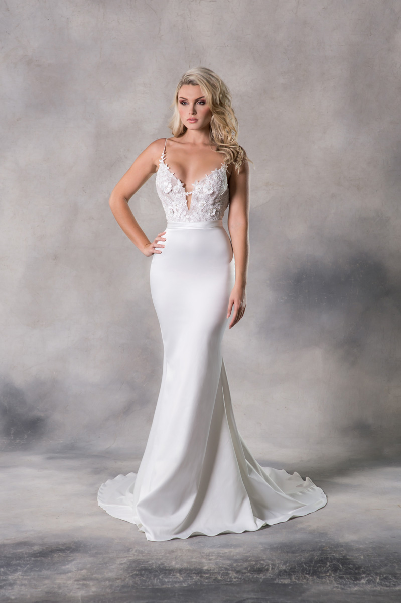 Anna Georgina Judith front 1 - Introducing Anna Georgina By Kobus Dippenaar - Sensual + Cosmopolitan Modern Wedding Dresses Anna Georgina Judith front 1