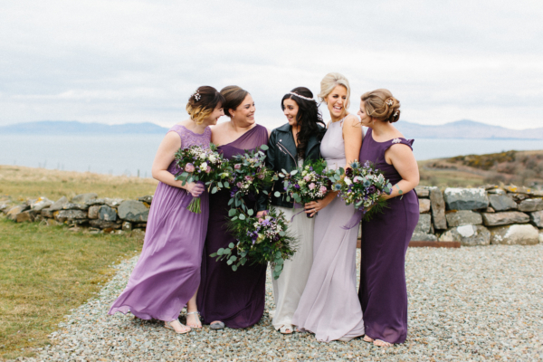 An Anna Campbell Gown For a Romantic Handfasting Wedding at Crear on the Wild Scottish Coast