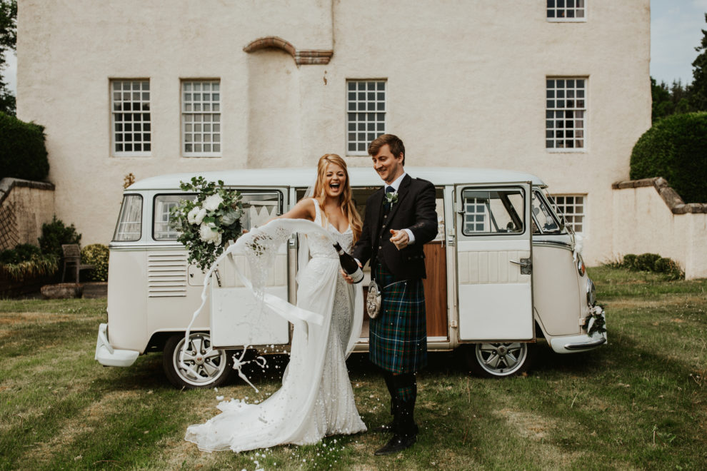 A Sequin Karen Willis Holmes Gown for a Norwegian Inspired Wedding at Coo Cathedral in Scotland 8 Liam and Rebecca 72
