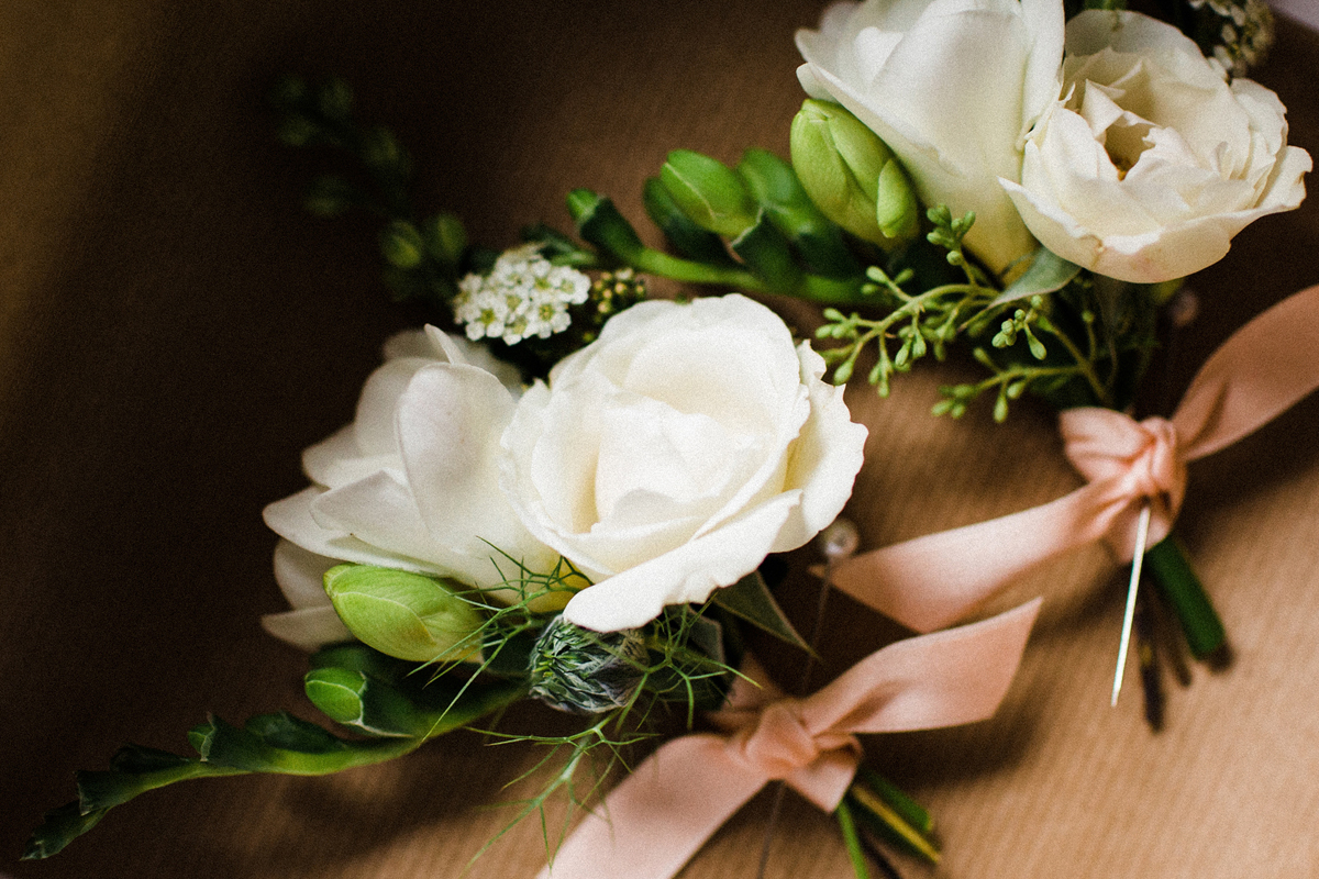 1 A Charlie Brear dress and modern fun East London riverside wedding images by Claudia Rose Carter