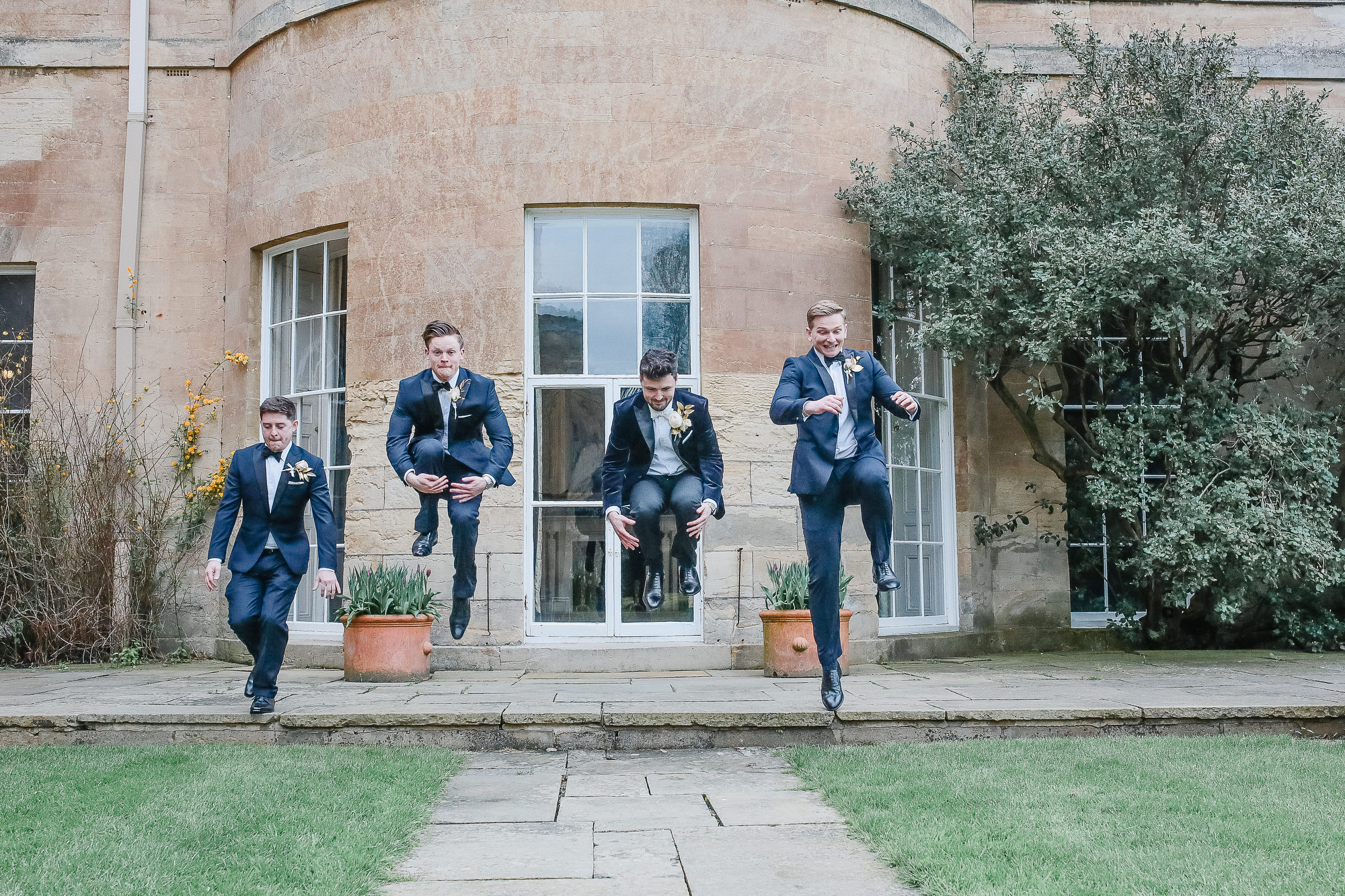 106 A Caroline Castigliano dress for a pastel pretty Spring wedding at Rudding Park in Yorkshire