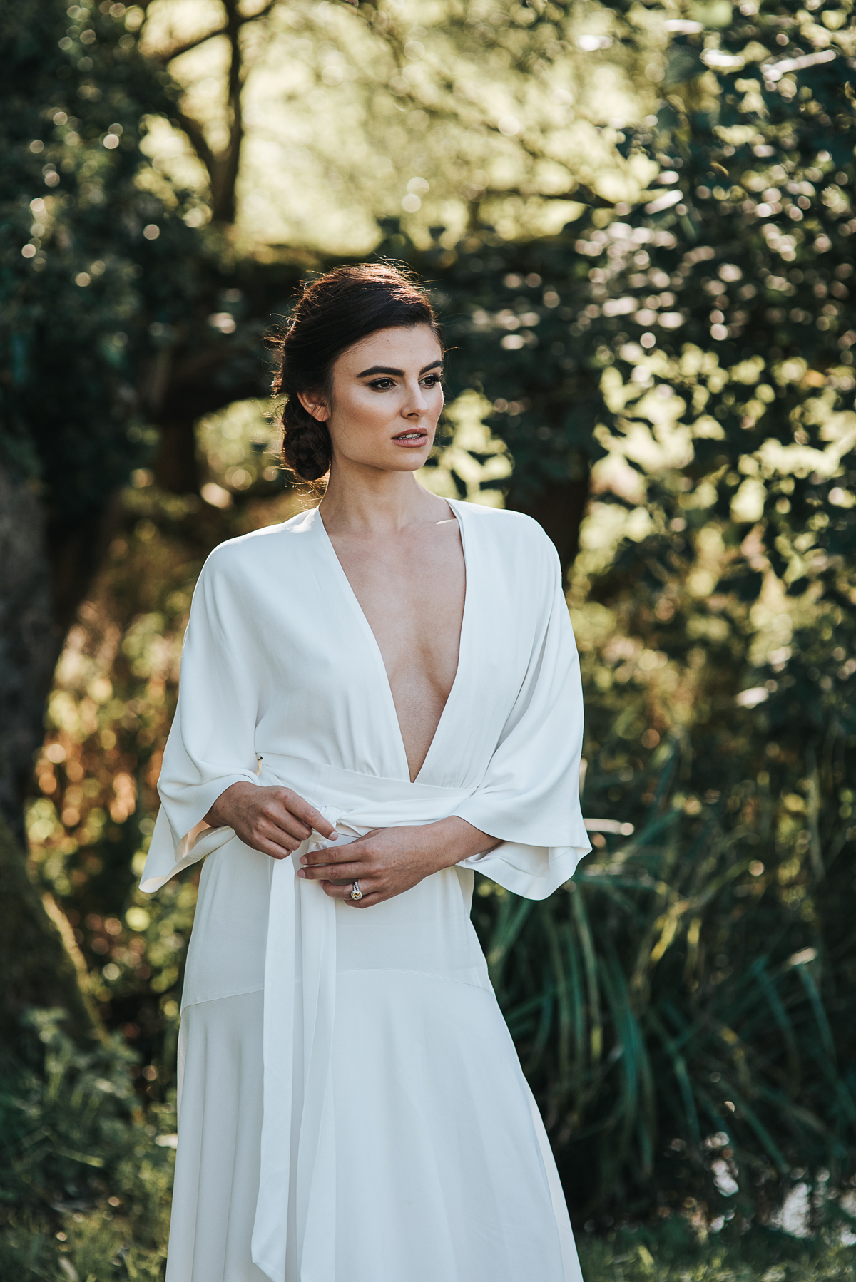 177 Charlie Brear bridal separates and modern elegant Autumn wedding glamping inspiration