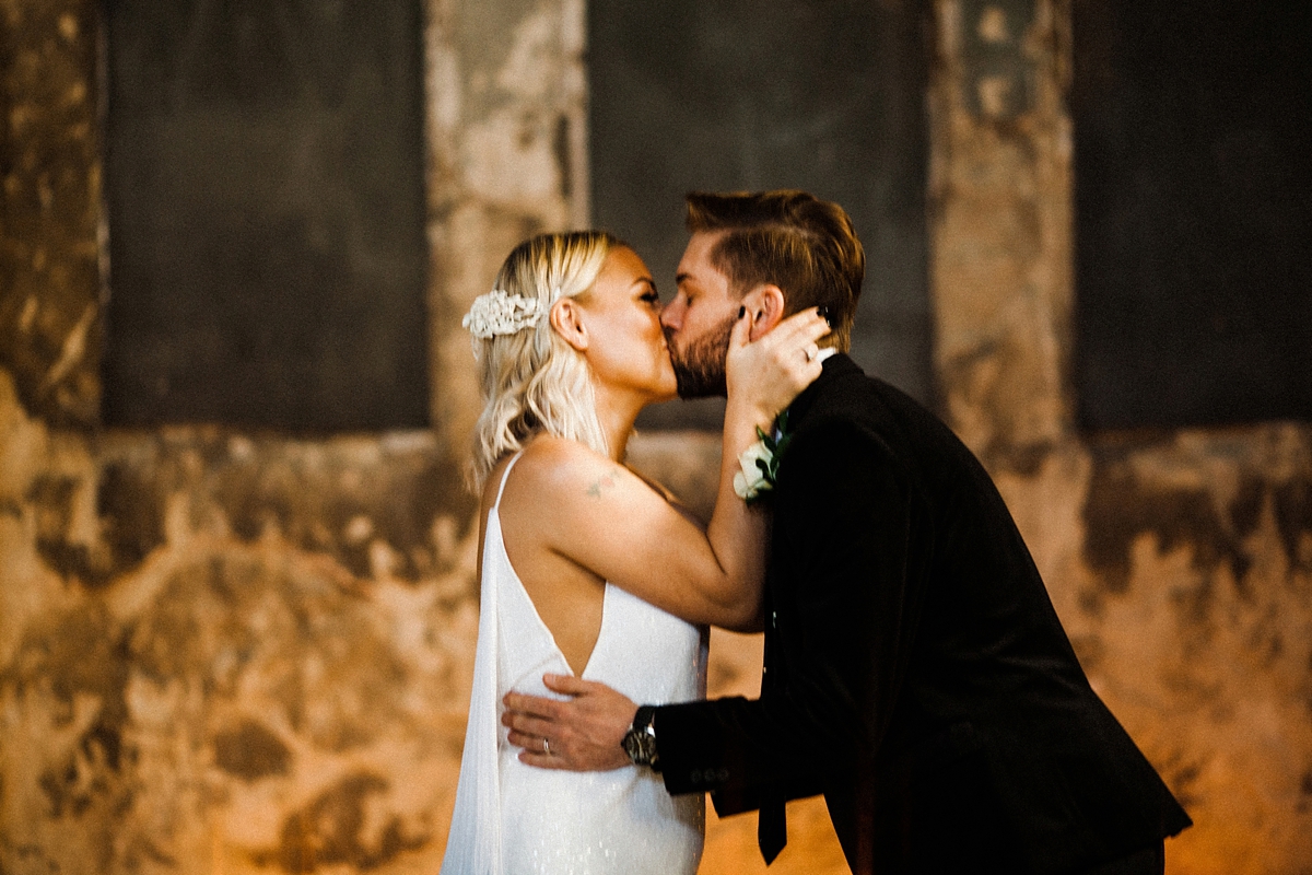 18 For Love wedding dress for a cool and contemporary modern London wedding photography by Claudia Rose Carter - An & For Love Tassel Dress, Olivia The Wolf Headpiece and Bowling Alley Reception For a Cool and Quirky London Wedding 18 For Love wedding dress for a cool and contemporary modern London wedding photography by Claudia Rose Carter
