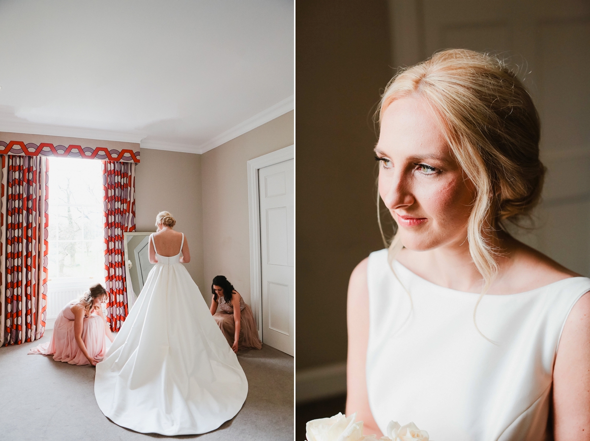 2 A Caroline Castigliano dress for a pastel pretty Spring wedding day at Rudding Park in Harrogate