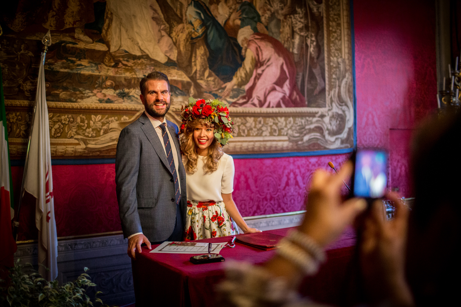 2 A colourful and flamboyant Florentine Fiesta wedding