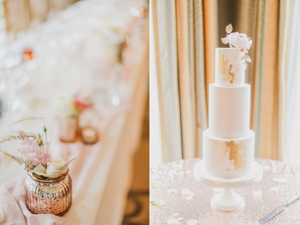 20 A Caroline Castigliano dress for a pastel pretty Spring wedding day at Rudding Park in Harrogate