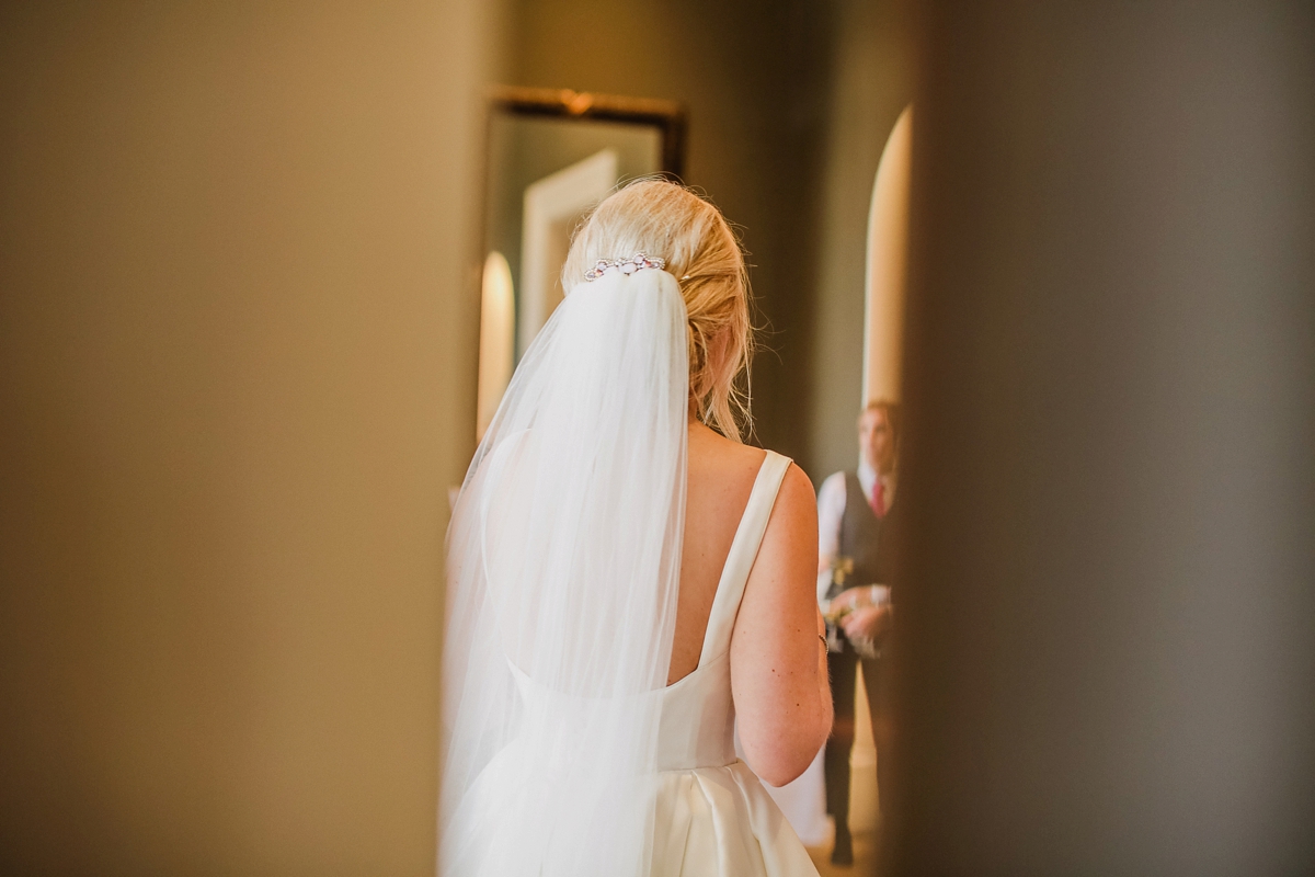 22 A Caroline Castigliano dress for a pastel pretty Spring wedding day at Rudding Park in Harrogate