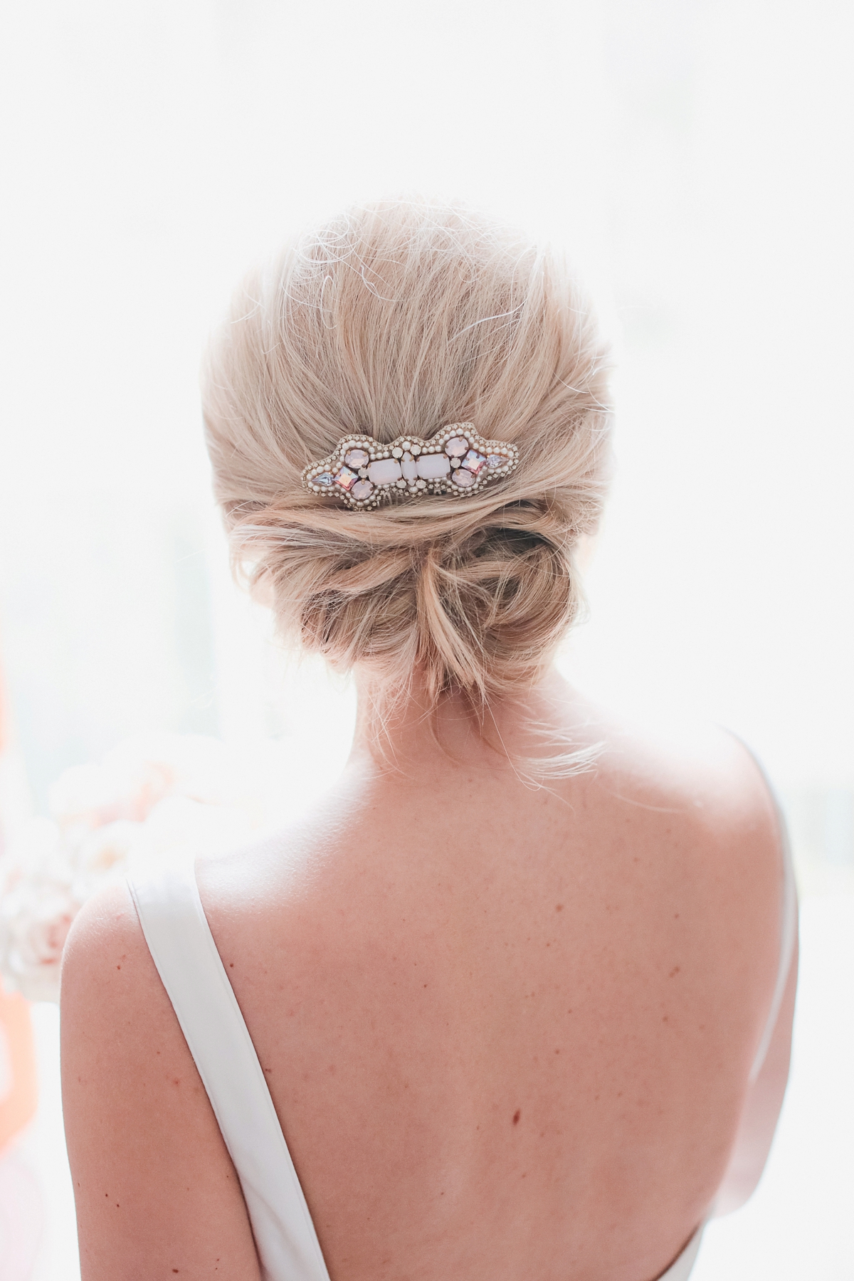 3 A Caroline Castigliano dress for a pastel pretty Spring wedding day at Rudding Park in Harrogate