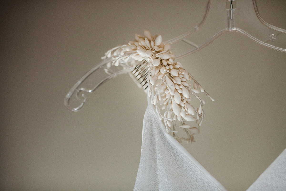 3 For Love wedding dress for a cool and contemporary modern London wedding photography by Claudia Rose Carter - An & For Love Tassel Dress, Olivia The Wolf Headpiece and Bowling Alley Reception For a Cool and Quirky London Wedding 3 For Love wedding dress for a cool and contemporary modern London wedding photography by Claudia Rose Carter