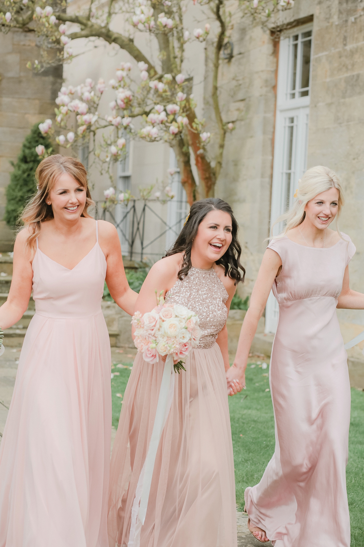 34 A Caroline Castigliano dress for a pastel pretty Spring wedding day at Rudding Park in Harrogate