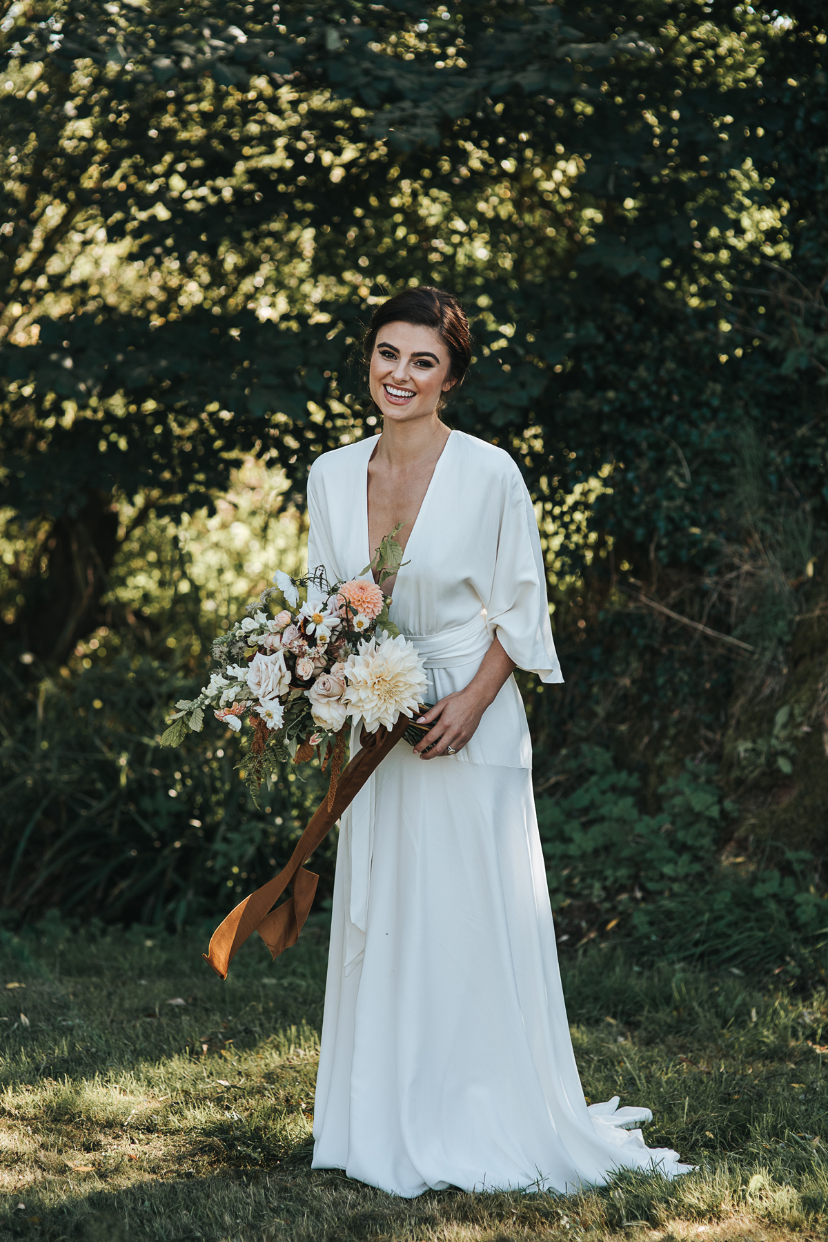 42 Charlie Brear bridal separates and modern elegant Autumn wedding glamping inspiration
