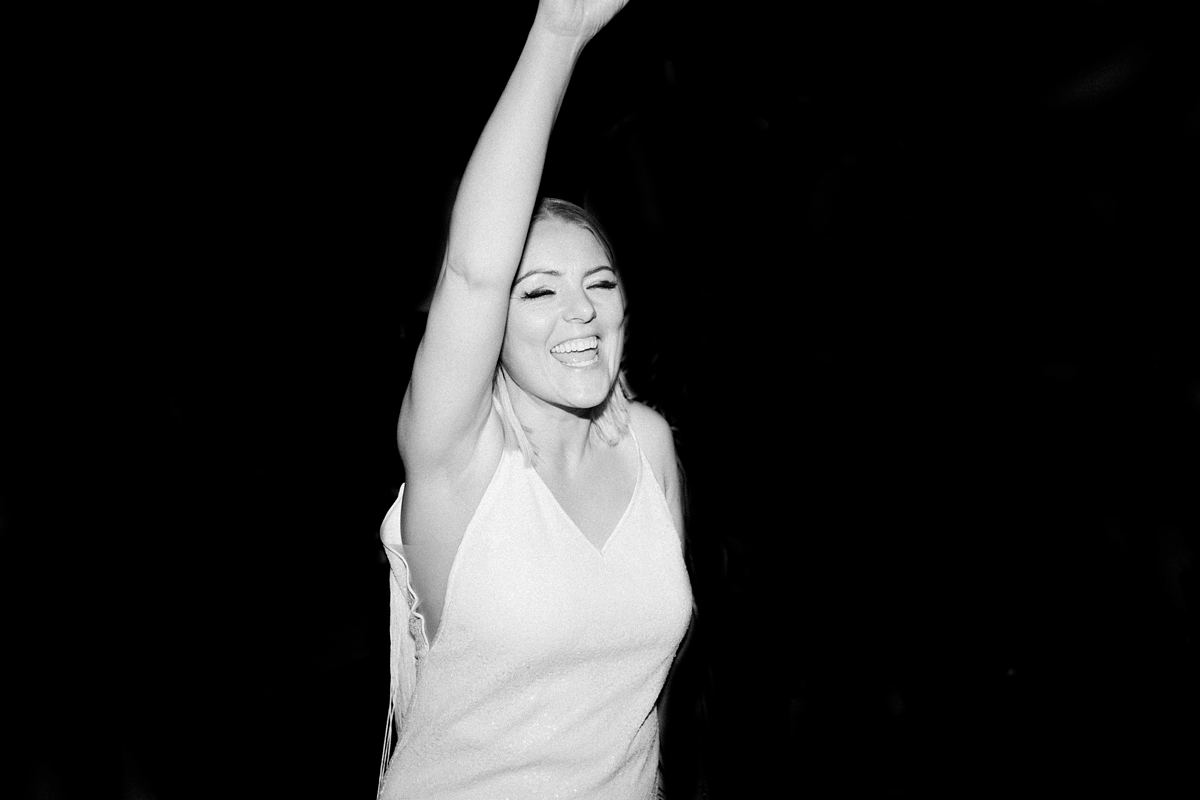 43 For Love wedding dress for a cool and contemporary modern London wedding photography by Claudia Rose Carter - An & For Love Tassel Dress, Olivia The Wolf Headpiece and Bowling Alley Reception For a Cool and Quirky London Wedding 43 For Love wedding dress for a cool and contemporary modern London wedding photography by Claudia Rose Carter