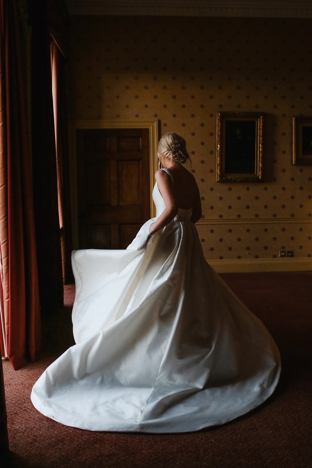 45 A Caroline Castigliano dress for a pastel pretty Spring wedding day at Rudding Park in Harrogate