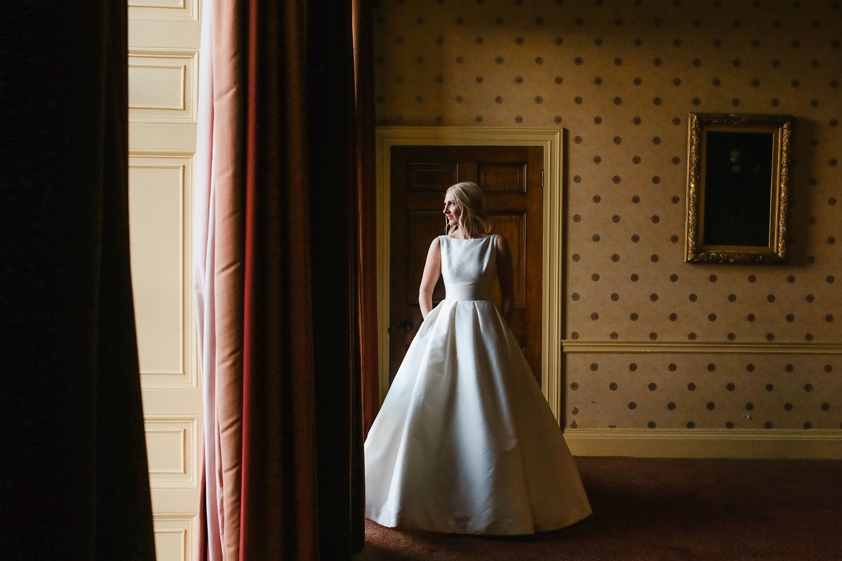 46 A Caroline Castigliano dress for a pastel pretty Spring wedding day at Rudding Park in Harrogate