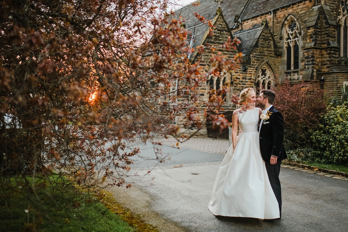 48 A Caroline Castigliano dress for a pastel pretty Spring wedding day at Rudding Park in Harrogate