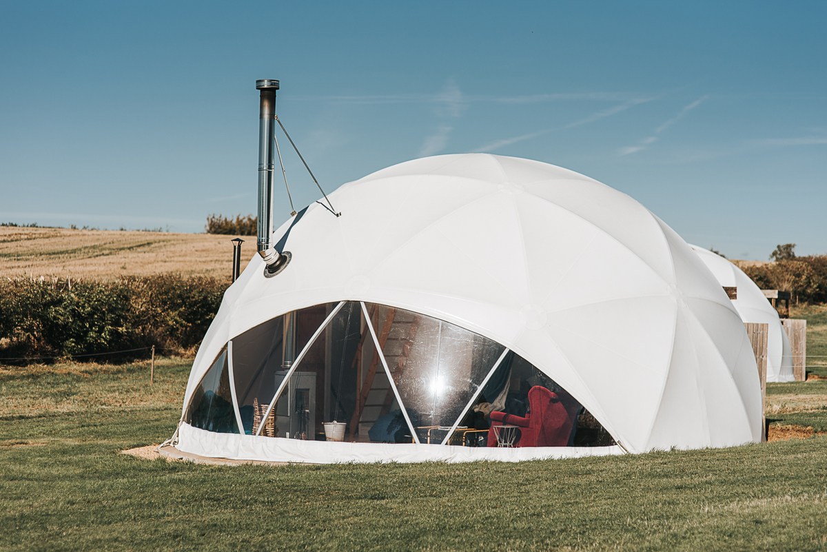5 Charlie Brear bridal separates and modern elegant Autumn wedding glamping inspiration
